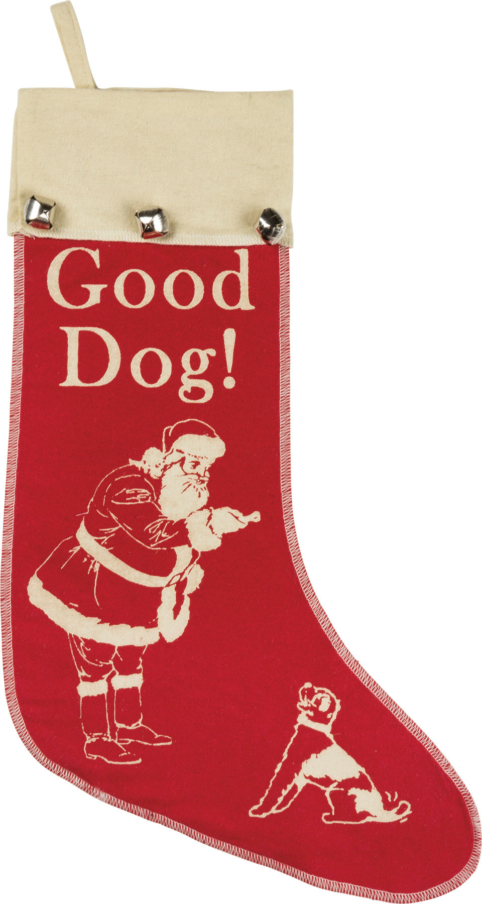 Vintage Good Dog Stocking