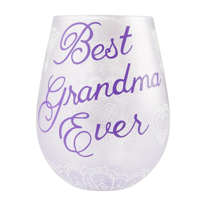 Best Grandma Ever Stemless Wine Glass
