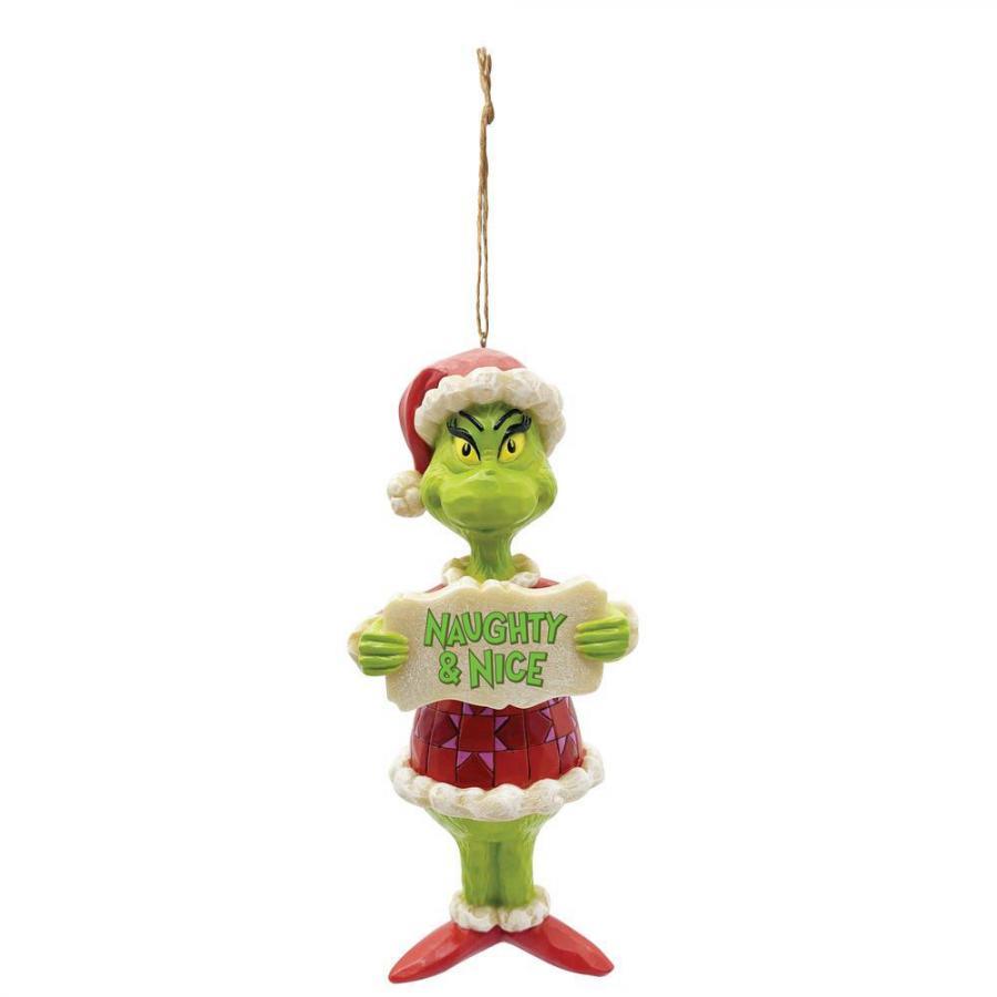 Naughty and Nice Grinch Ornament
