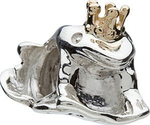 Silver & 14K Gold  - Frog Prince