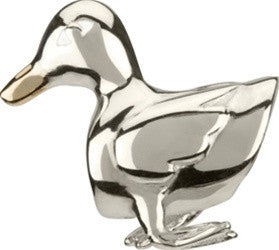 Silver & 14K Gold - Duck