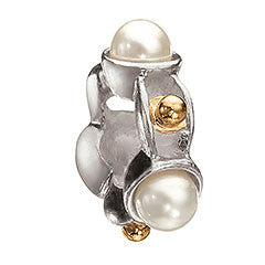 Silver & 14K Gold - Pearl
