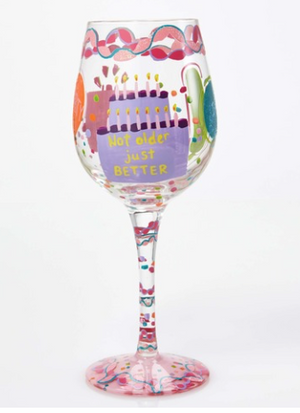 "It's My Birthday" Wine Glass