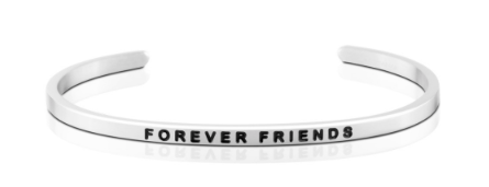 Forever Friends Bangle (Silver)