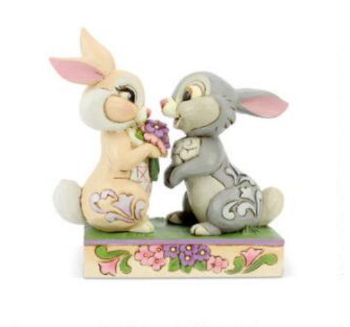 “Bunny Bouquet” Thumper and Blossom Figurine