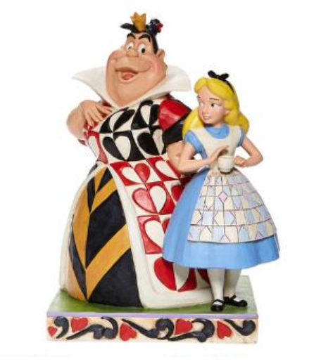 “Chaos and Curiosity” Alice & Queen of Hearts Figurine