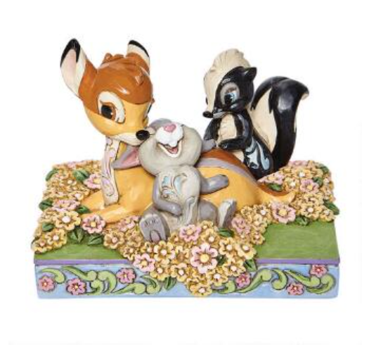 “Childhood Friends” Bambi, Thumper, & Flowers Figurine