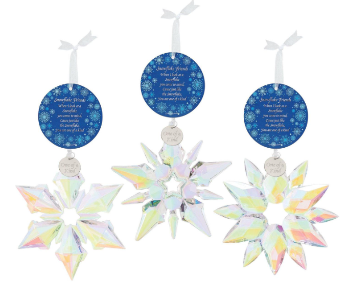 Snowflake Friends Acrylic Ornament