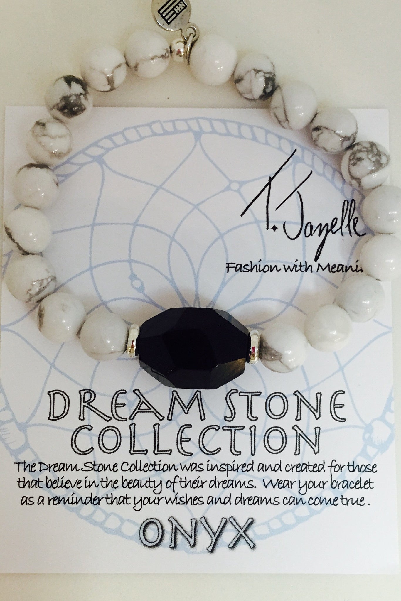 Dreamstone-Howlite w/ Onyx