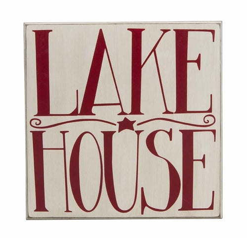 Box Sign-Lake House