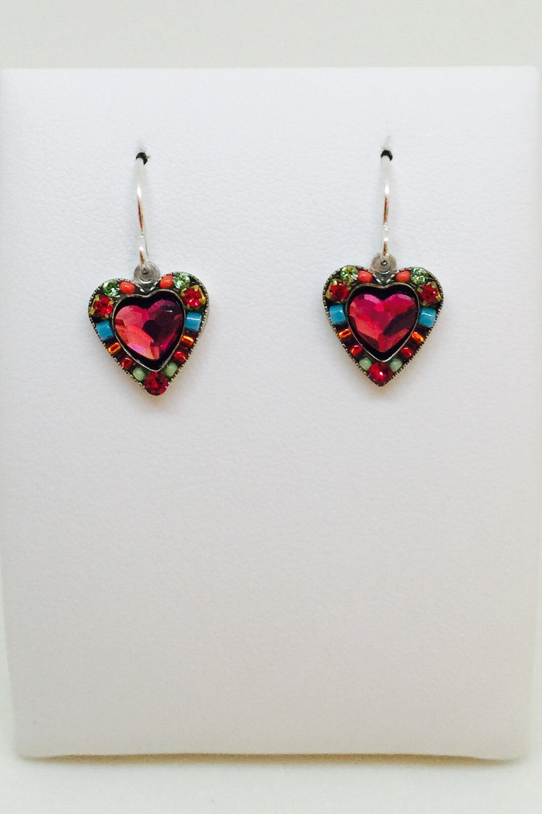 Rose Heart Earring-Multicolor