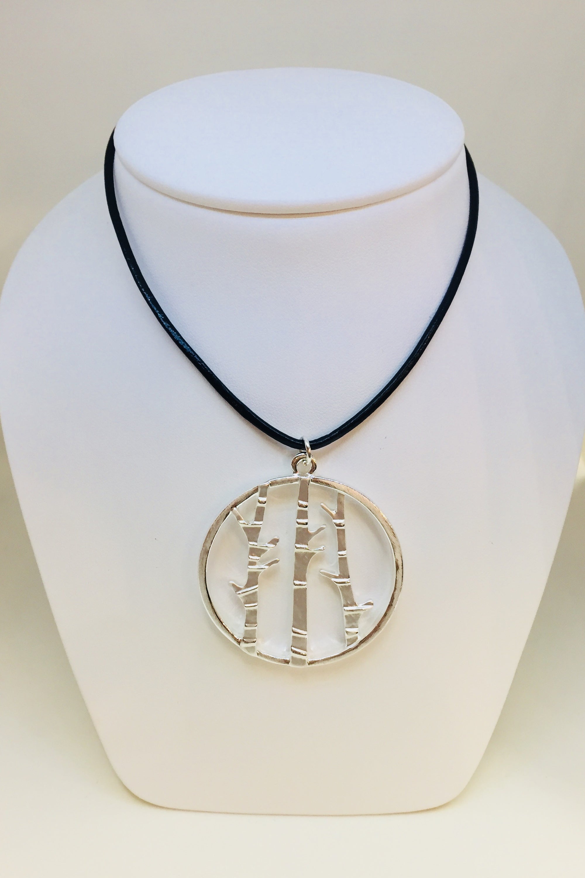 Branches in Circle Necklace