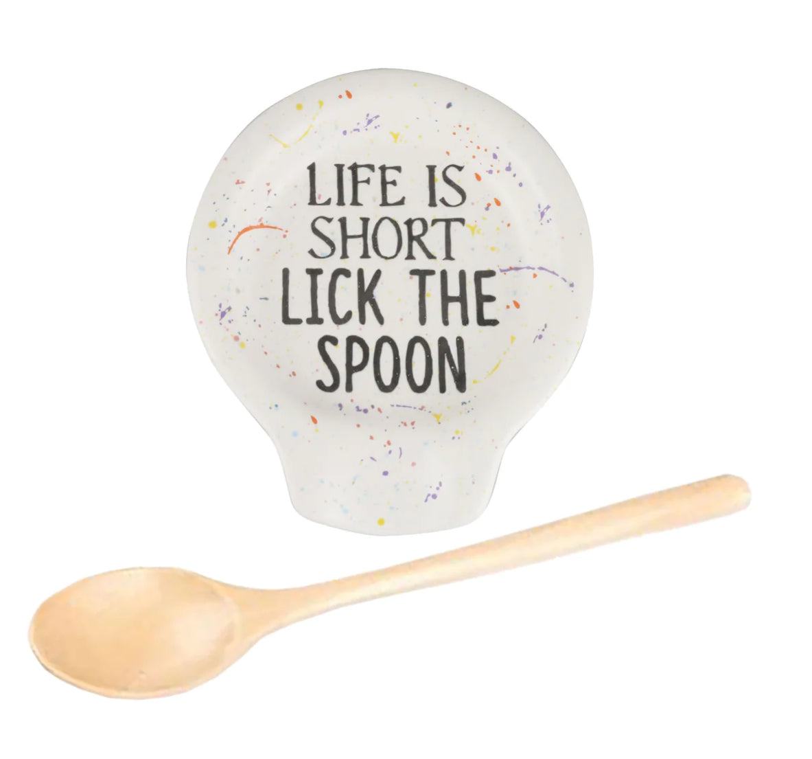 Lick The Spoon Splatter Spoon Rest Set