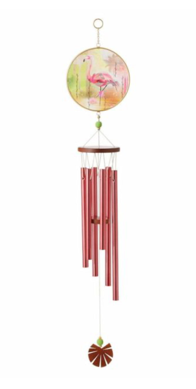 Pink Flamingo Windchime
