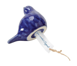 Indigo Support Bird Figurine
