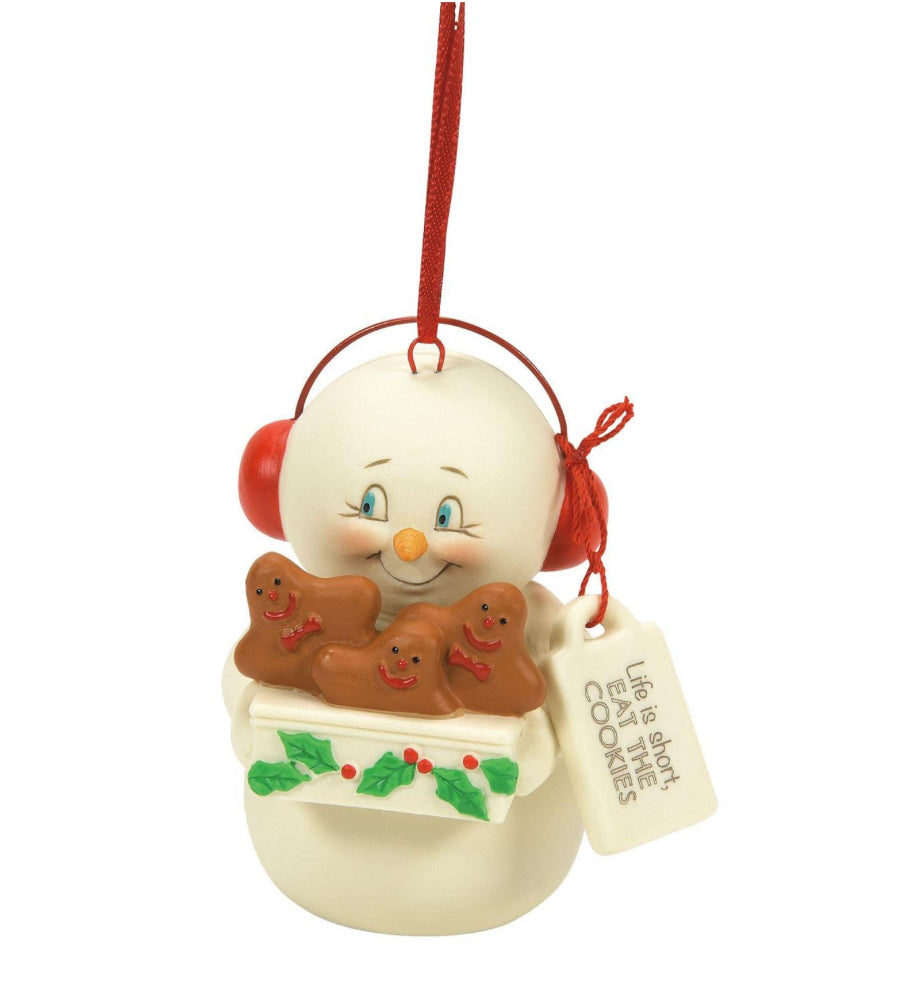 Snowpinion “Life is Short, Eat the Cookies” Ornament