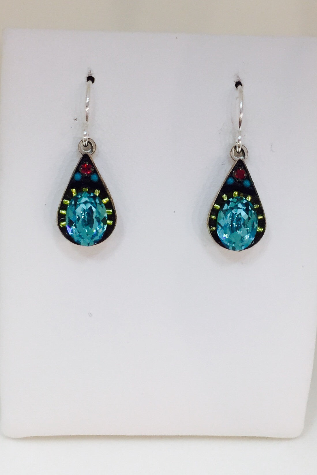 Crystal Drop Earring-Multicolor