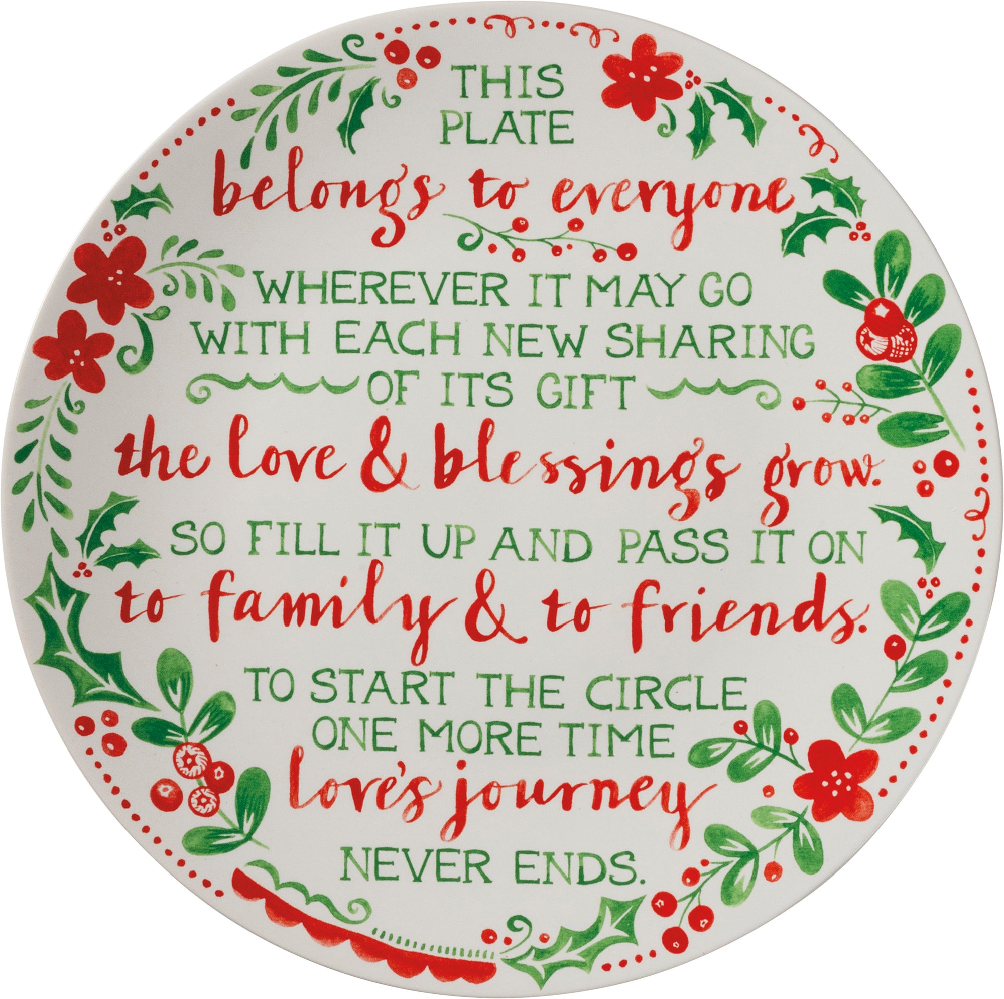 Holiday Giving Plate