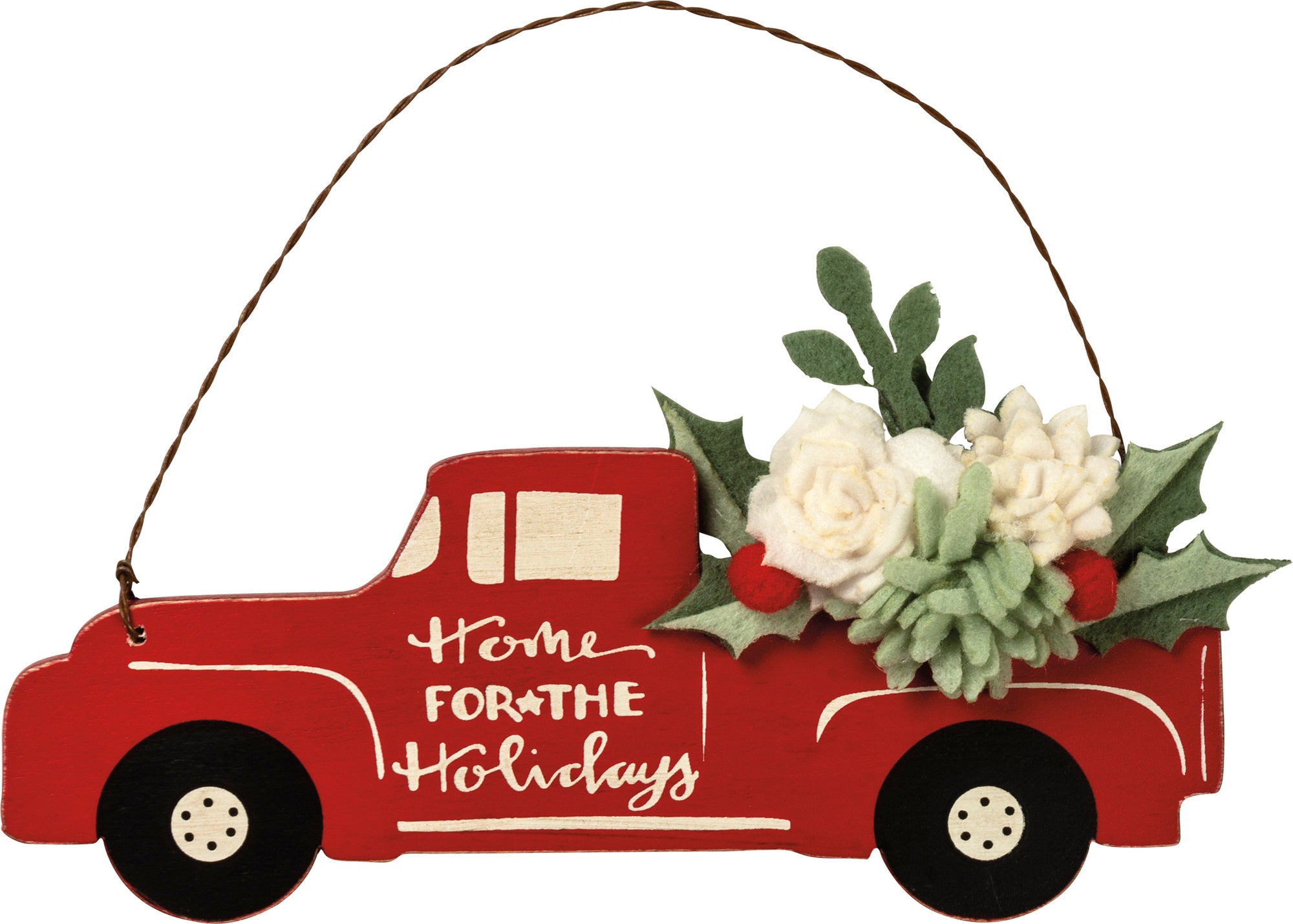 Home for the Holidays Red Truck Orn