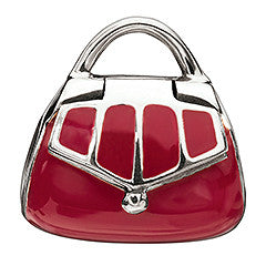 Sterling Silver w Enamel - Berry Purse