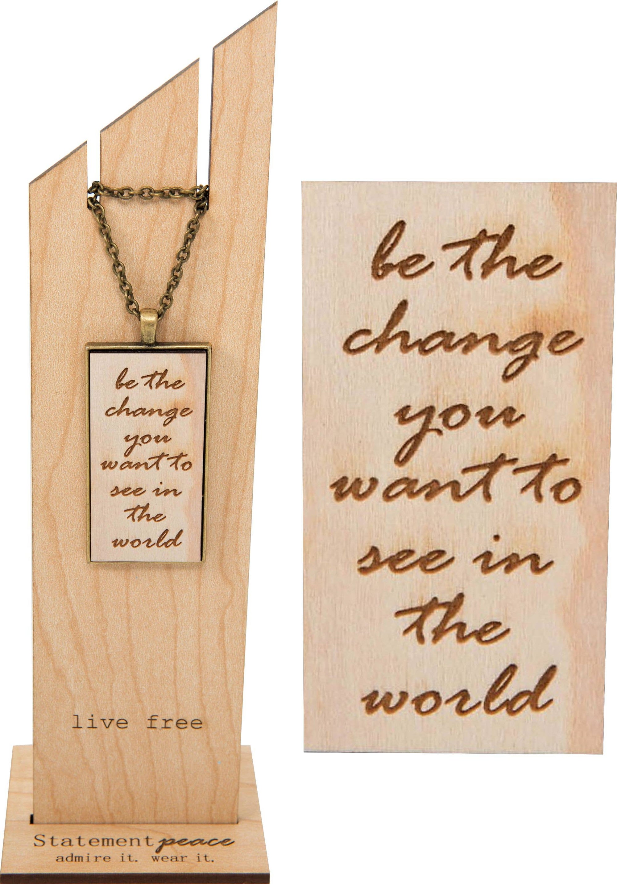 Be The Change Necklace