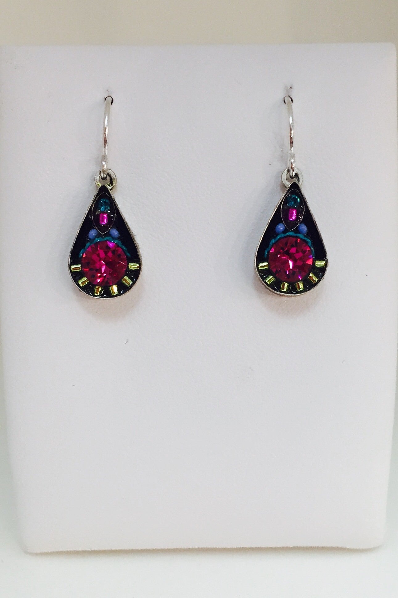 Teardrop Sparkle Earring-Multicolor