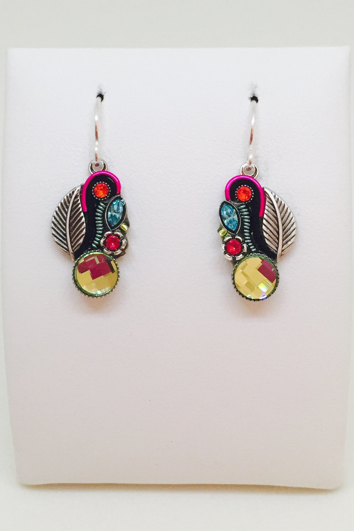 Organic Leaf Earring-Multicolor