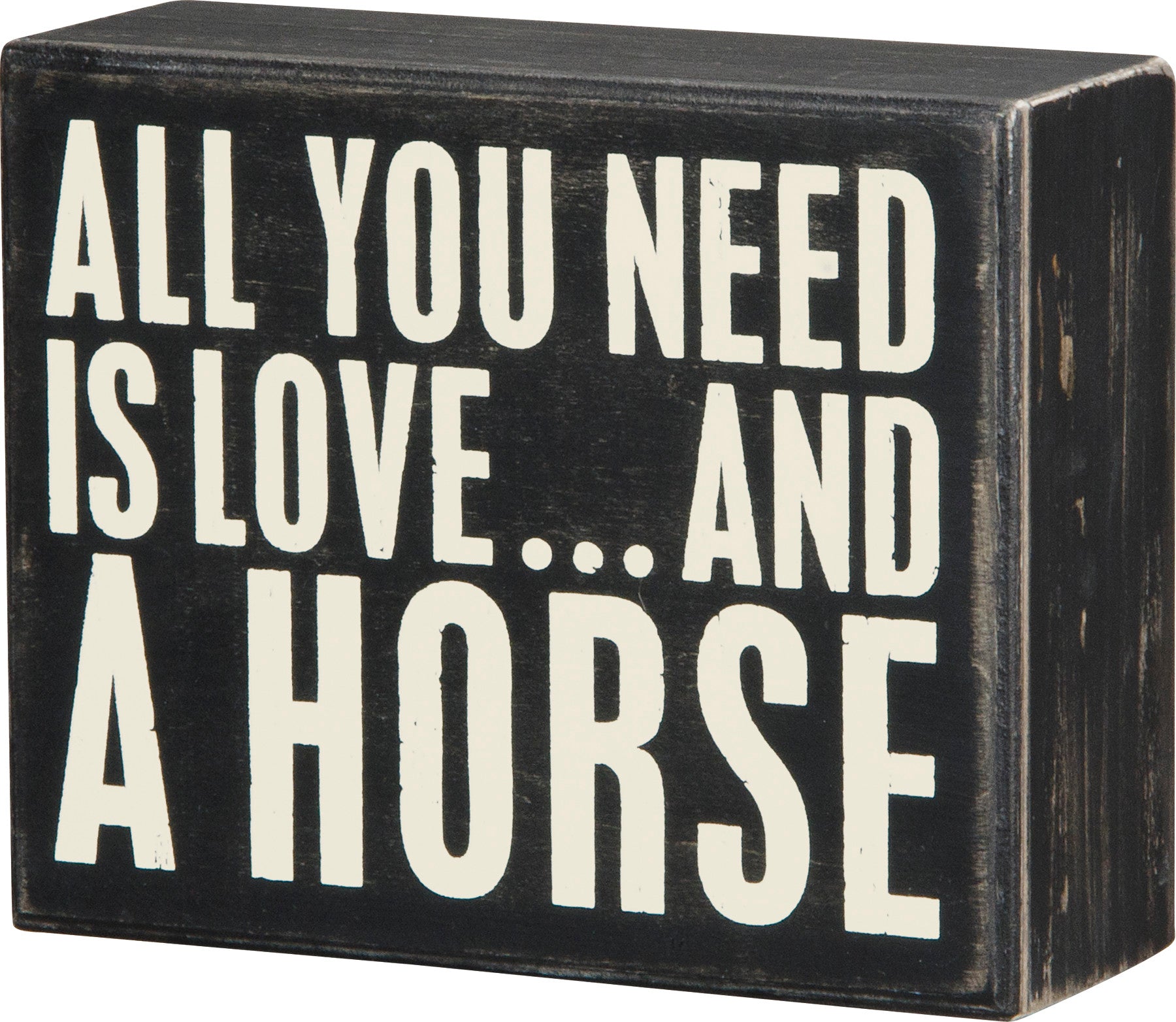 Love and Horse Box Sign
