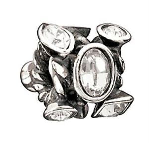 Sterling Silver w Stone - Marquis - Clear Swarovski