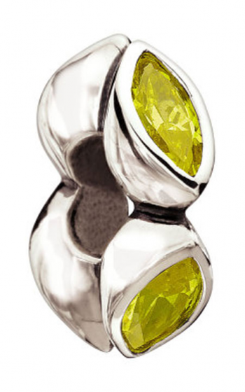 Sterling Silver w Stone - Midtown Marquis - Yellow CZ