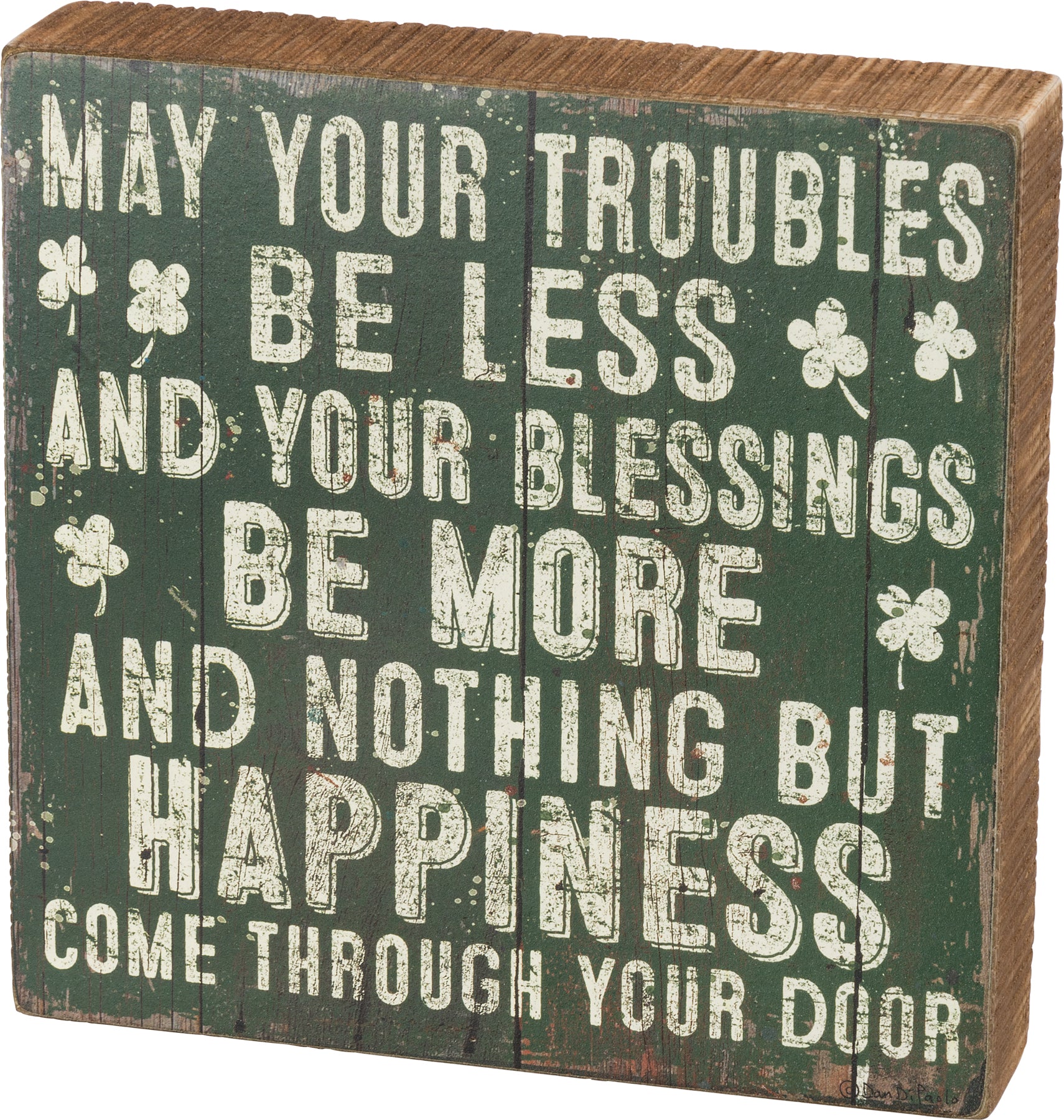 Box Sign-May Your Blessings