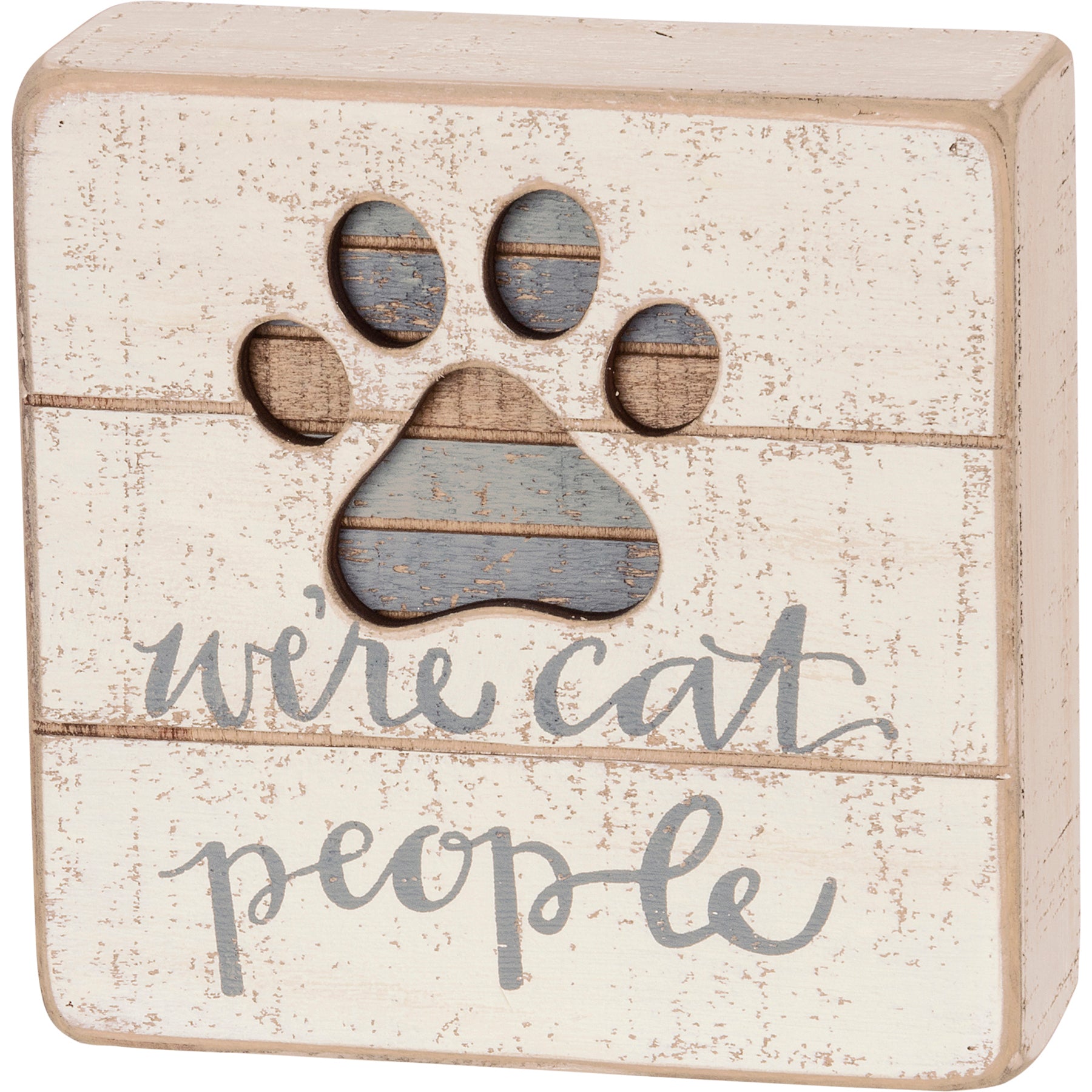 Slat Box Sign-Cat People