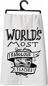 "Fabulous Teacher" Dish Towel