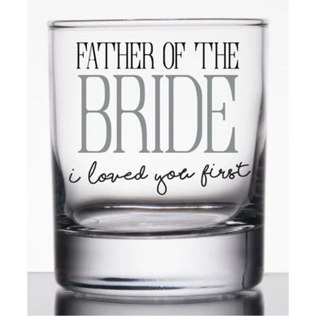 Father of the Bride Glass