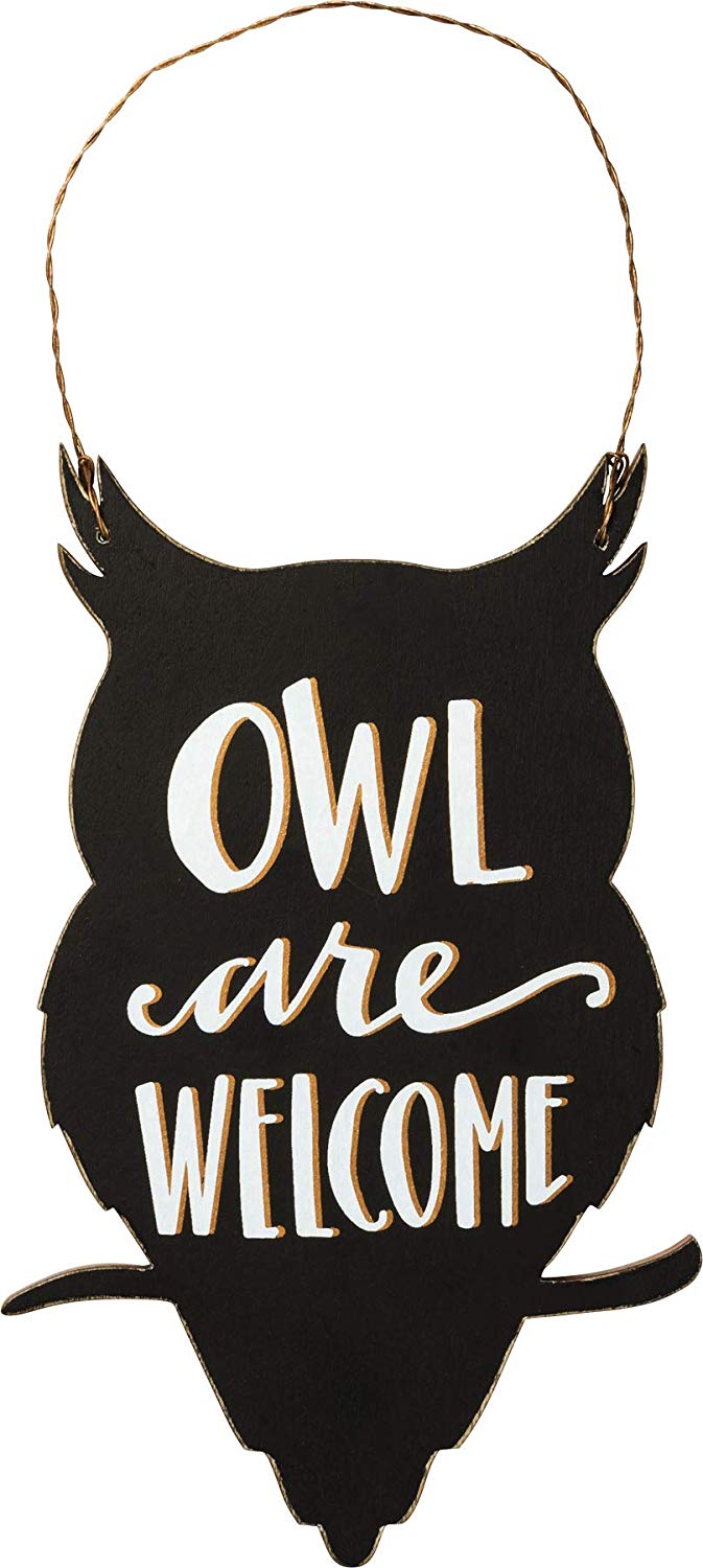 Hanging Decor-Owl Are Welcome