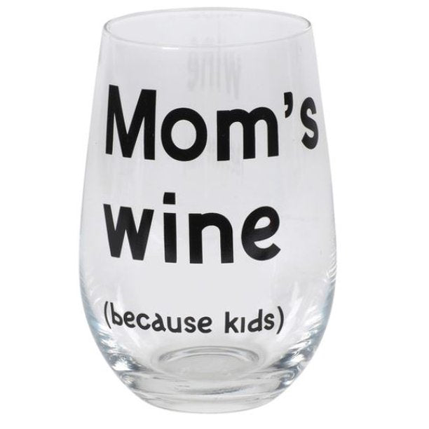 Mom's Wine Stemless Wine Glass