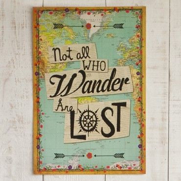 Art Print Not All Who Wander