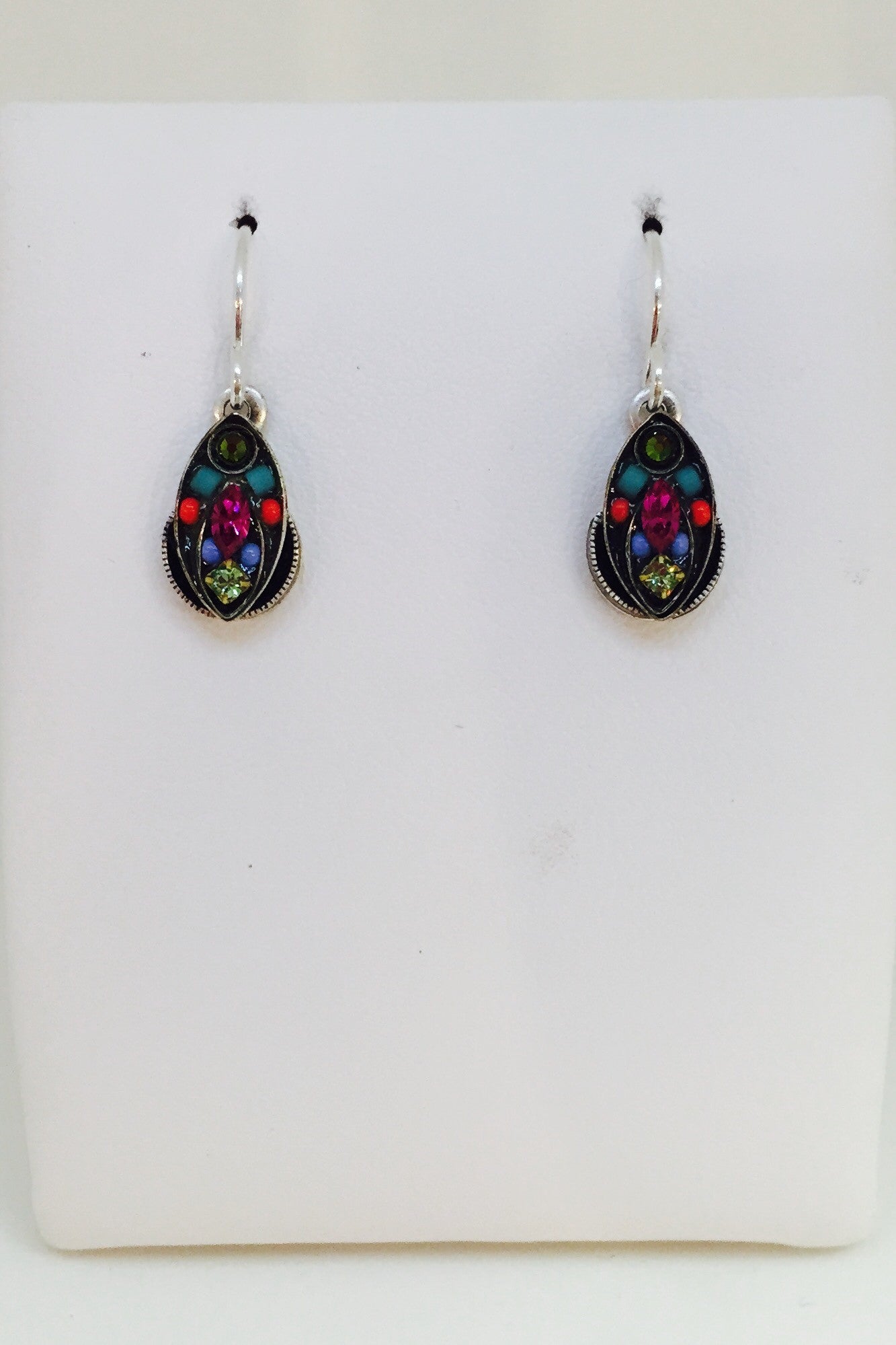 Mini Winged Teardrop Earring-Multi Color