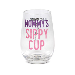 Mommy’s Sippy Cup Stemless Wine Glass