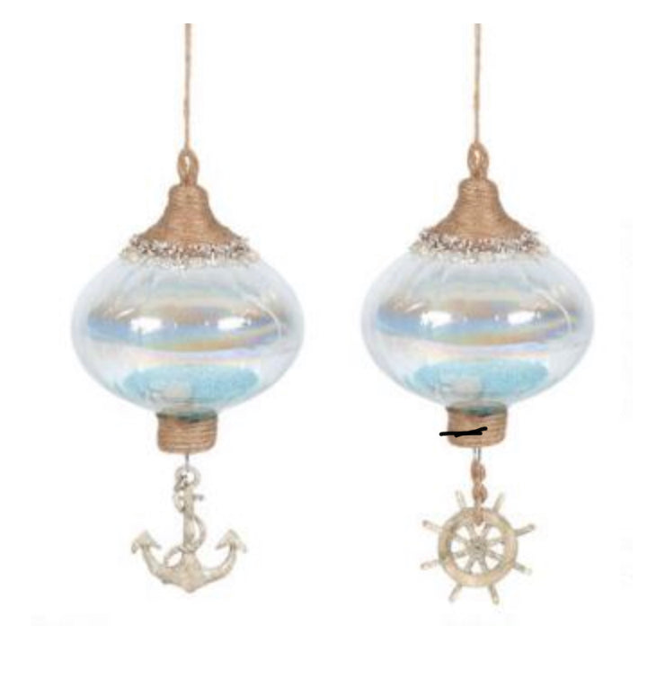 Iridescent Globe Ornament