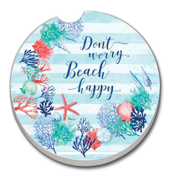 Car Coaster-Beach Inspiration (Don’t Worry, Beach Happy)