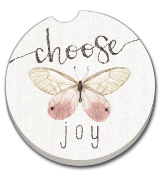 Car Coaster-Choose Joy (Butterfly)