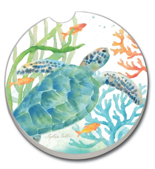 Car Coaster-Sea Life Serenade (Sea Turtle)