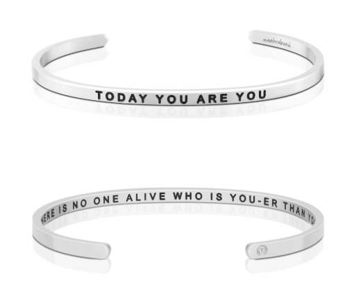 Today You Are You Bangle (Silver)