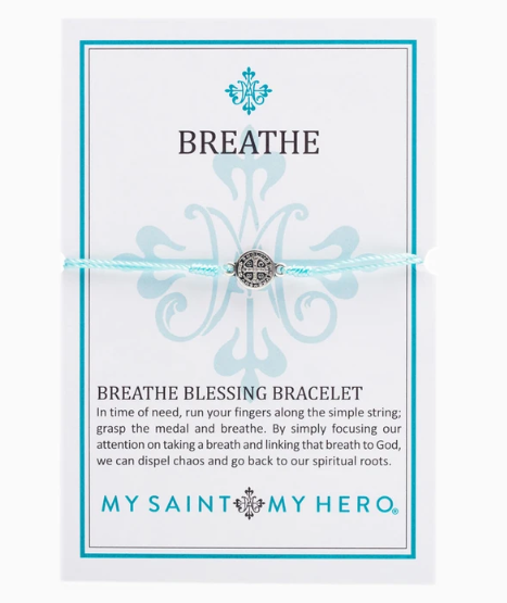 Breathe Bracelet-Mint/Silver