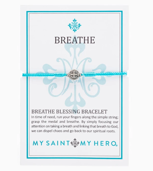 Breathe Bracelet-Turquoise/Silver