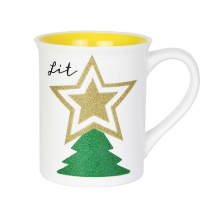Christmas Glitter Tree Mug