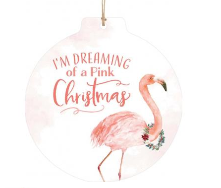 I’m Dreaming of a Pink Christmas Orn