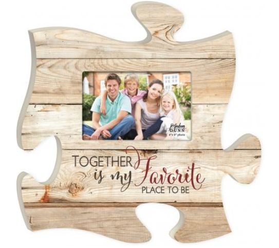 Together Is My Favorite Place To Be Puzzle Piece Frame