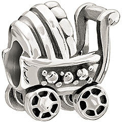 Sterling Silver - Baby Buggy